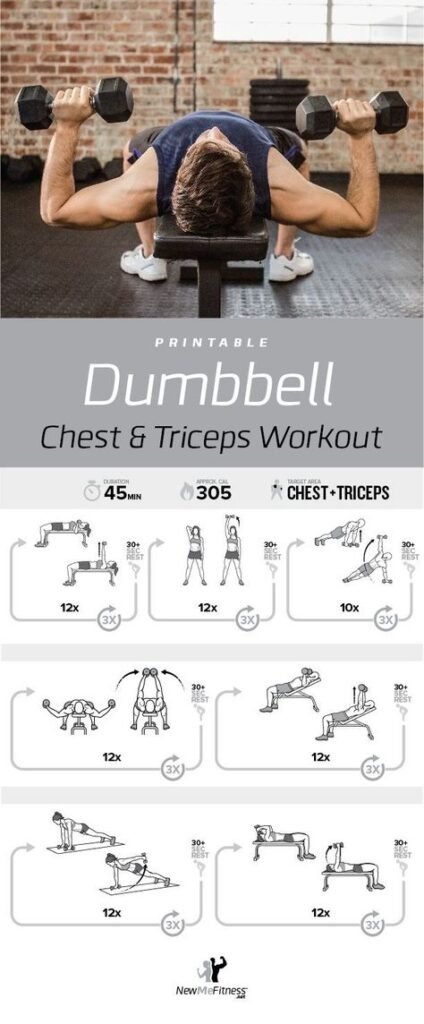 dumbbell workout plan pdf
