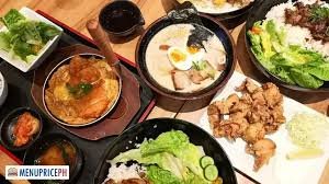 Botejyu menu